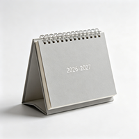 Calendario de Escritorio Personalizado Minimalista, 160 g/m², Certificado FSC, Logotipo Personalizado, Directo de Fábrica, Calendario de Escritorio con Base