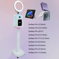 Photobooth portable léger pour mariage avec télécommande, facile à installer, compatible DSLR, garantie 1 an