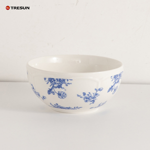 Juego de Vajilla de Porcelana de Cerámica con Diseño Floral Clásico Blanco y Azul, 16 Piezas, para 4 Personas, Apto para Congelador y Microondas - Product Image 2