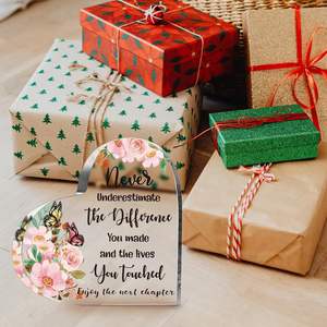 Placa de Regalo Acrílica para el Día de la Madre o Cumpleaños de Mamá, Regalo de San Valentín para <span class=keywords><strong>Hija</strong></span> o Hijo, Trofeos de Reconocimiento, 100 Piezas - Product Image 3