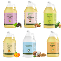 Huile Végétale Porteuse 2026 Très Demandée : Huile de Pépins de Raisin, Huile d'Amande Douce, Huile de Coco Fractionnée, Huile d'Avocat, Huile de Sésame pour Soins de la Peau et Massage
