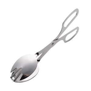 1 pièce Pince de cuisine robuste en acier inoxydable pour salades, mini-gâteaux, pâtisseries, pain et steaks - Product Image 2