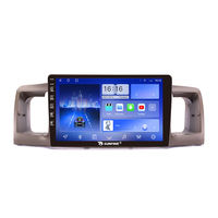 Pour TOYOTA Corolla 2004-2012, Autoradio Multimédia 9 Pouces Double 2 DIN Octa-Core Quad avec GPS et Android