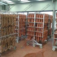 Machine industrielle de séchage de viande pour saucisses, snacks séchés automatiques, viande de bufflonne, séchoir alimentaire pour poisson