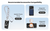 Coque de téléphone transparente magnétique antichoc en TPU C&T 2,0 mm pour iPhone 17/16/15/14/13/12 Pro Max