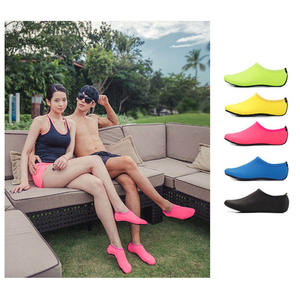 Water Shoes Nylon Quick Dry Non Slip Beach Surf Snorkeling Diving <b>Socks</b> Pink Black Blue Green <b>Orange</b> - Product Image 1