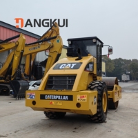 Alta calidad CAT CS683E 18,8 toneladas 90% nuevo Original EE. UU. Con EPA,CE agrícola usado CAT CS76 rodillo de carretera