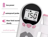 Portable échographie bébé fréquence cardiaque Machine Doppler foetal bébé rythme cardiaque moniteur fœtal Doppler fœtal