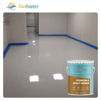 Peinture époxy de haute qualité pour sols, colle à résine époxy, garage, sous-sol, entrepôt, revêtement de sol en béton époxy
