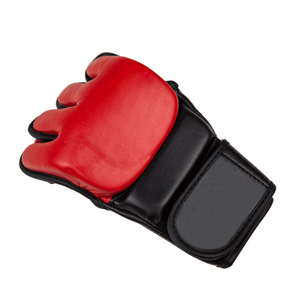 Guantes profesionales de medio Dedo de UFC MMA personalizables con su propio logotipo hechos de cuero de alta calidad - Product Image 2