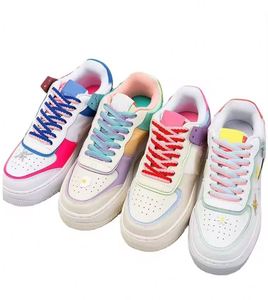 เชือกผูกรองเท้าผ้าใบโพลีเอสเตอร์สีสันสดใสสะดุดตา ขนาด 120 140 160 ซม. - Product Image 1