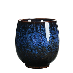 150ml Yaobian céramique <span class=keywords><strong>Kungfu</strong></span> tasse personnelle Tianmu <span class=keywords><strong>Master</strong></span> tasse à thé tasse ronde sans poignée - Product Image 1