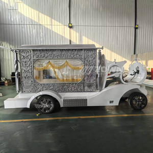 Carroza Fúnebre Eléctrica Vintage con Certificación CE Europea para Uso en Funerarias Locales - Product Image 1