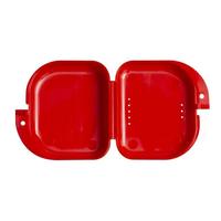 Boîte de rangement personnalisée pour appareils orthodontiques avec logo, étui en plastique pour prothèses dentaires, boîte de rangement invisible pour aligneurs