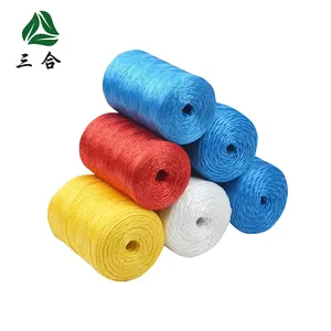 PP Blue Twine High Strength Fibrillated Lashing Plastic Twine Greenhouse Packing Pp Grass Baler Twine