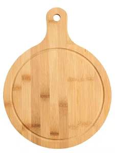 Planches <span class=keywords><strong>à</strong></span> <span class=keywords><strong>découper</strong></span> en bois de bambou de pin italien naturel avec poignée pour <span class=keywords><strong>pizza</strong></span> - Product Image 6