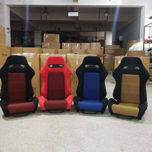 Sedili da Corsa BJYD in Tessuto con Doppio Blocco delle Guide Universali per Modifiche Auto da Corsa - Product Image 2