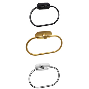 Vàng khăn treo vòng cho khách sạn sang trọng phòng tắm khăn thanh thiết kế hiện đại vòng khăn - Product Image 5