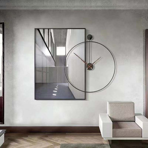 Adhesivo Decorativo de Pared con Hoja de Ginkgo, Acero Inoxidable, Circular, Minimalista, Decoración para el Hogar, Arte Colgante - Product Image 2