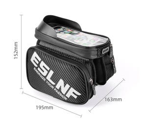 ESLNF Sac de cadre de vélo étanche pour tube supérieur, avec étui de téléphone à écran tactile sensible en TPU pour smartphone de 7,0 pouces - Product Image 3