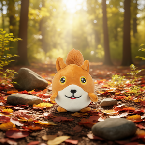 Peluche de Ardilla de 13 cm, Juguete de Peluche Redondo y Suave, Juguete Interactivo para Mascotas - Product Image 3