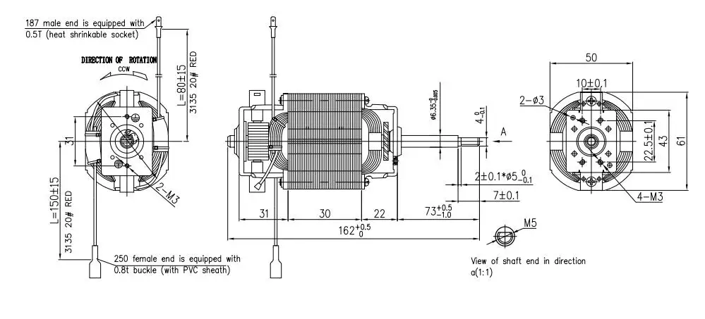 KG-6330 hot sales Universal Motor voltage110-220V Electric motor power 450-1000W used for soybean milk machine motor