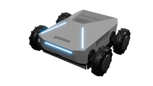 Đổi mới yeoman em400c ổ đĩa 4 bánh 1000ft điều khiển từ xa 18 "cắt Chiều rộng Robot Máy cắt cỏ 24V động cơ cao mạnh mẽ tinh khiết - Product Image 5