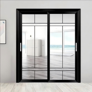 As2047 Australische Fenster und Türen Doppelverglaste Stapeltüren Kommerzielle Außen-Terrassentüren Panorama-Aluminium-Schiebetüren - Product Image 4