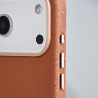 Étui magnétique en cuir JOYPORODO L161 pour iPhone 17 16 Pro Max – Coque de téléphone couleur unie en gros – Capa De Celular Funda
