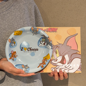 Assiette en céramique style dessin animé <span class=keywords><strong>Tom</strong></span> et <span class=keywords><strong>Jerry</strong></span>, mignonne, pour les réunions de famille, les fêtes, l'école et les cadeaux - Product Image 2