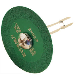 Disque de ponçage en fibre Moliheng 50x6mm vert carbure pour le ponçage de carrelage, verre, bois, utilisation avec perceuse électrique - Product Image 1