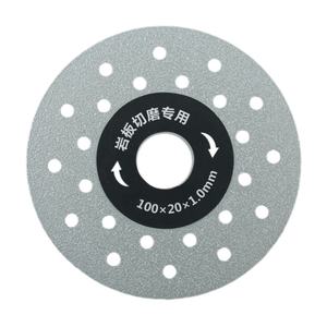 Lame de scie diamantée multifonction de 4 pouces (100 mm) de large, segment de 8 mm de hauteur, meule diamantée poreuse - Product Image 3