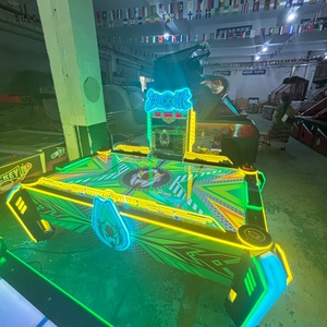 Coin Operated English Air Hockey Table LED Light <b>Arcade</b> <b>Game</b> <b>Machine</b> for 2 Players Indoor Entertainment with 1 Year Warranty - Product Image 3
