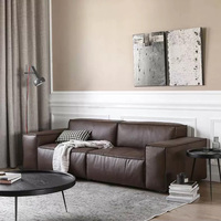 Canapés en cuir rembourrés de haute qualité, nouveaux designs, canapé modulaire sectionnel moderne, ensemble de meubles pour salon de villa
