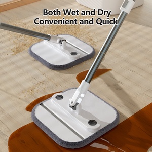 Bộ lau nhà và xô vắt nước tách sạch bẩn, sản phẩm vệ sinh gia đình với đầu lau xoay 360 độ, có thể gấp gọn - Product Image 6