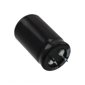 Distributeur agréé SLPX473M010C9P3 Condensateur en aluminium 47000UF 20% 10V SNAP TH à montage traversant 47000 uF - Product Image 1