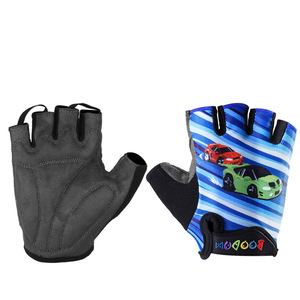 Boodun – gants de cyclisme pour enfants, demi-doigts, absorbant les chocs, pour vélo d'équilibre, pour une utilisation en plein air en été - Product Image 2
