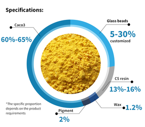 Chine lumei fabricant <span class=keywords><strong>asphalte</strong></span> route construction réfléchissante <span class=keywords><strong>peinture</strong></span> de marquage routier thermoplastique - Product Image 3