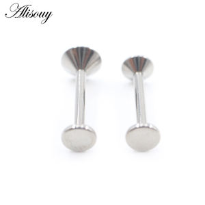 Alisouy 1 Peça Piercing de Titânio com Rosca para Orelha (Tragus, Helix), Labret, Piercing Labial, Piercing de Cartilagem, Brinco, Presente de Casamento - Product Image 4