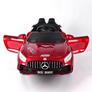 Coche Eléctrico para Niños Educativo de Plástico con Batería de 12V 4500, Motor Doble 380, Control Remoto, Luces y Música - Product Image 2