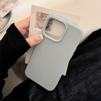 Coque de téléphone portable simple INS pour iPhone 16 Plus 15 Pro Max 14 13 12 11, coque de téléphone en silicone, coque arrière antichoc, coque de protection
