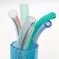 Ligne d'extrusion de tuyaux renforcés en fibres de PVC, machine d'extrusion de tuyaux d'eau et d'air en PVC de 0,5 à 2 pouces, certifiée CE