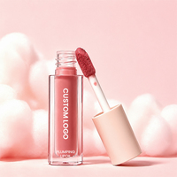 Cruelty-free fruitkleurveranderende lipoliën private label hydraterende veganistische volumevergrotende transparante lipoliën tint glow