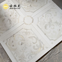 Mosaïque de marbre blanc à jet d'eau à bas prix pour la décoration des murs et sols des entrées, crédences, chambres, douches, hôtels et villas