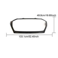 Grille de voiture RSQ8 de haute qualité 20-23 ans adaptée au cadre de calandre en Fiber de carbone adhésif Audi RSQ8