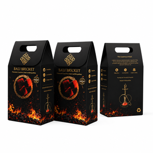 Premium Natural Coconut Shell Machine-Made Charcoal Briquettes Cube Shape <b>Hookah</b> Shisha Long Burning Low Ash Smokeless High - Product Image 4