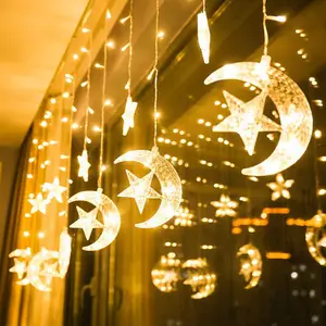 이슬람 이슬람 장식 크리 에이 티브 조명 라마단 장식 Eid 무바라크 빛의 초승달