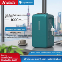 Aokewei Machine à hydrogène-oxygène enfichable 50W avec concentration de 2001-5000 Ppb, inhalation à haut débit pour usage domestique et extérieur