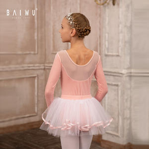 Robe <span class=keywords><strong>Tutu</strong></span> <span class=keywords><strong>rose</strong></span> à manches longues pour enfants, tenue de bal, 119242313 - Product Image 3