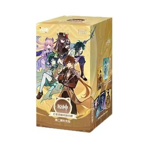 24 boîtes de cartes Shining Soul <span class=keywords><strong>Genshin</strong></span> Impact, cartes d'invocation <span class=keywords><strong>TCG</strong></span>, cartes de combat, jouets, magasin de jeux d'anime, streaming en direct, vente en gros - Product Image 6